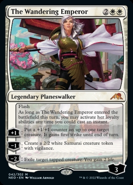 The Wandering Emperor Kamigawa- Neon Dynasty